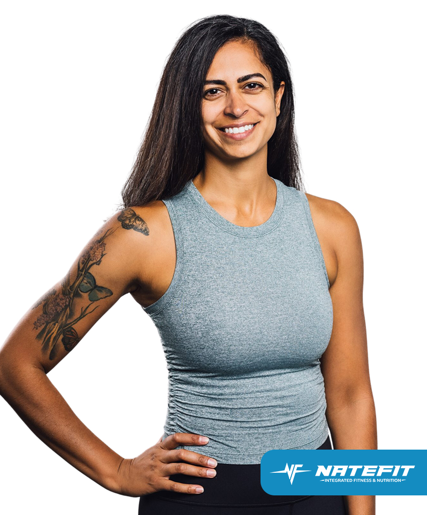 Janine Bombenon, personal trainer and yoga teacher at NATEFIT in Calgary