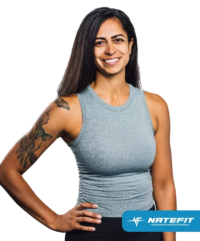 Janine Bombenon, personal trainer and yoga teacher at NATEFIT in Calgary